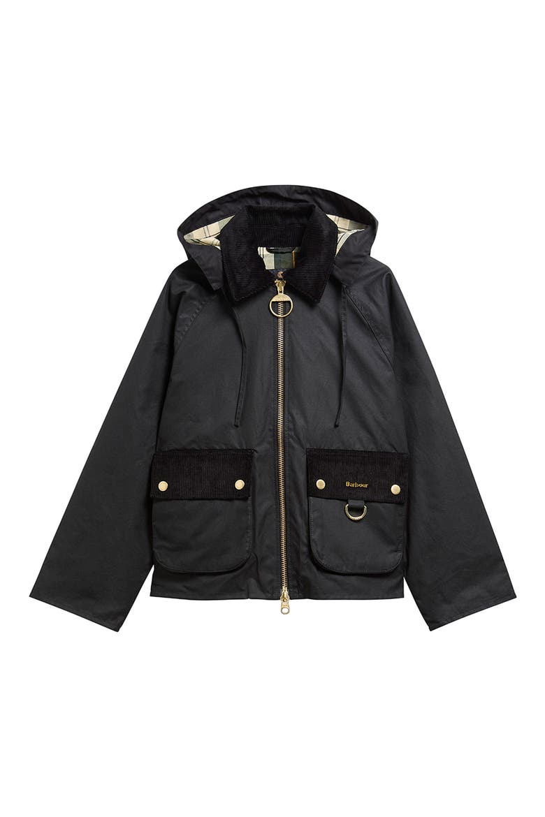 Carville Waxed Cotton Jacket, Alternate, color, BLACK/ ANCIENT