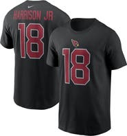 Nike Men's Nike Marvin Harrison Jr. Black Arizona Cardinals Player Name & Number T-Shirt