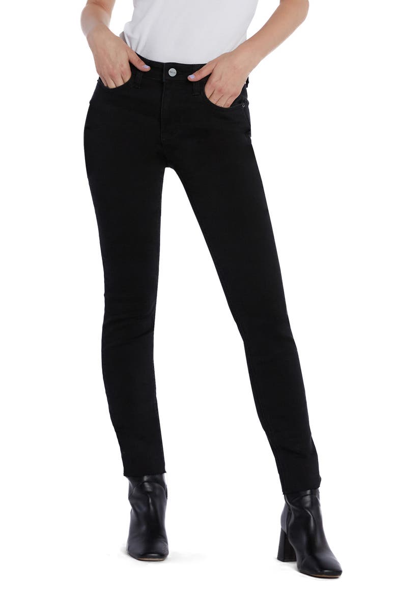 Vera Skinny Jeans, Main, color, BLACK