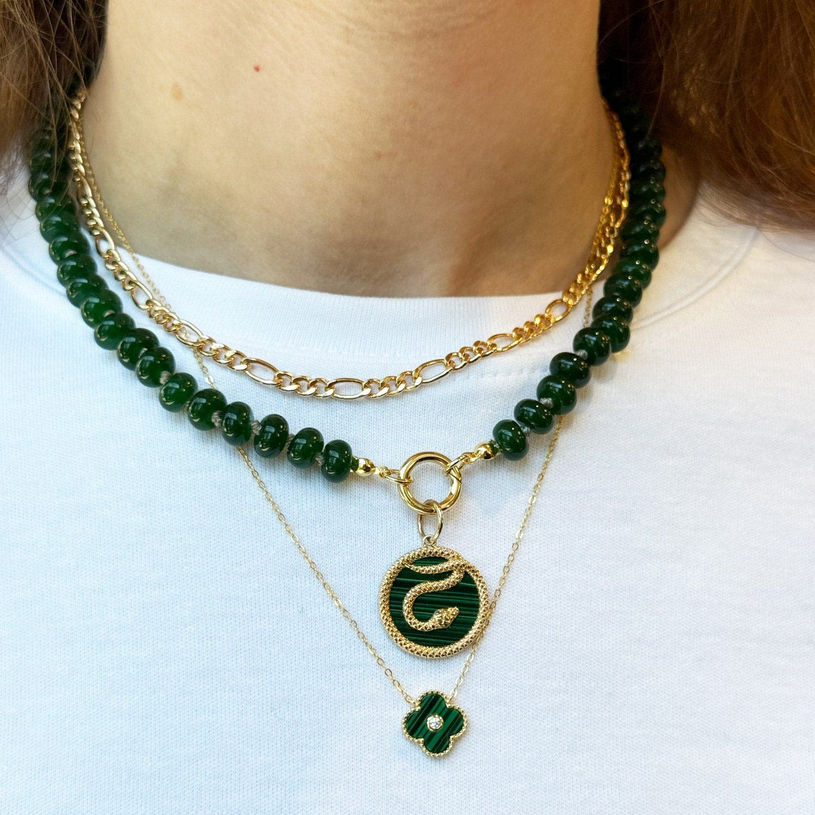 The Lovery Fine Jewelry Classic Figaro Chain Necklace (Women) | Nordstrom