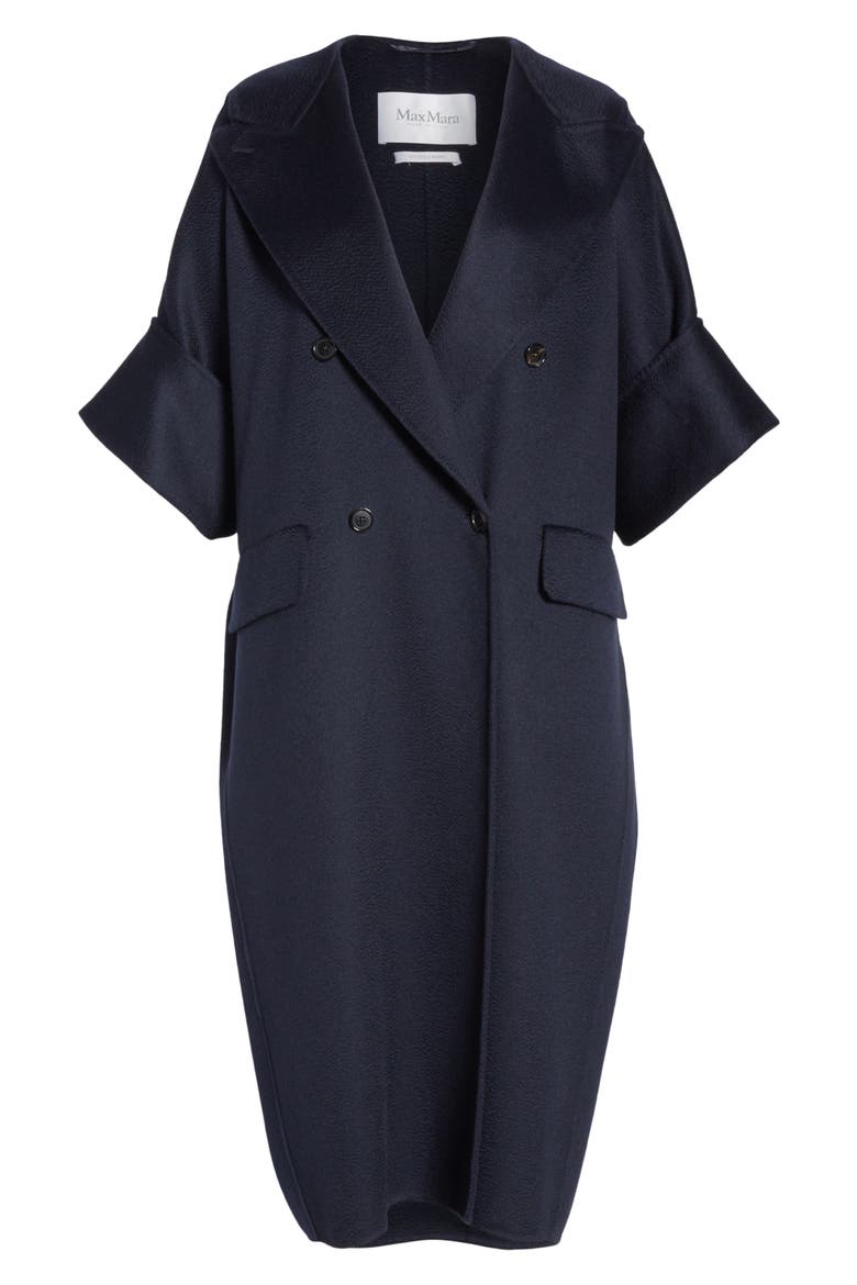 Pelago Double Breasted Cashmere Coat, Alternate, color, ULTRAMARINE