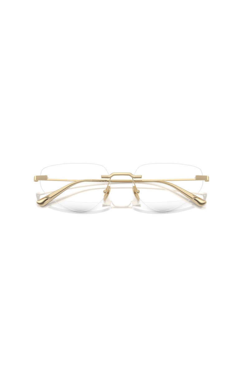 Ferrari 55mm Irregular optical glasses, Alternate, color, Gold