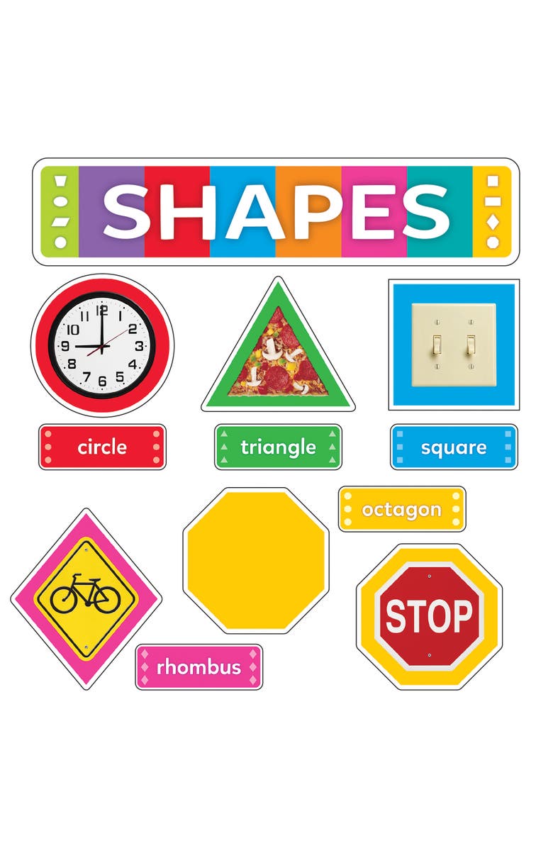 TREND Enterprises Shapes All Around Us Learning Set, Main, color, 
