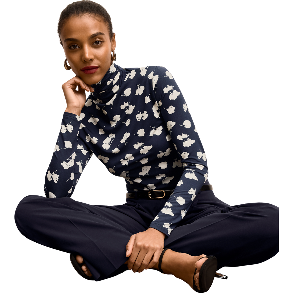 M.M.LaFleur Axam Turtleneck in Petal Print  product