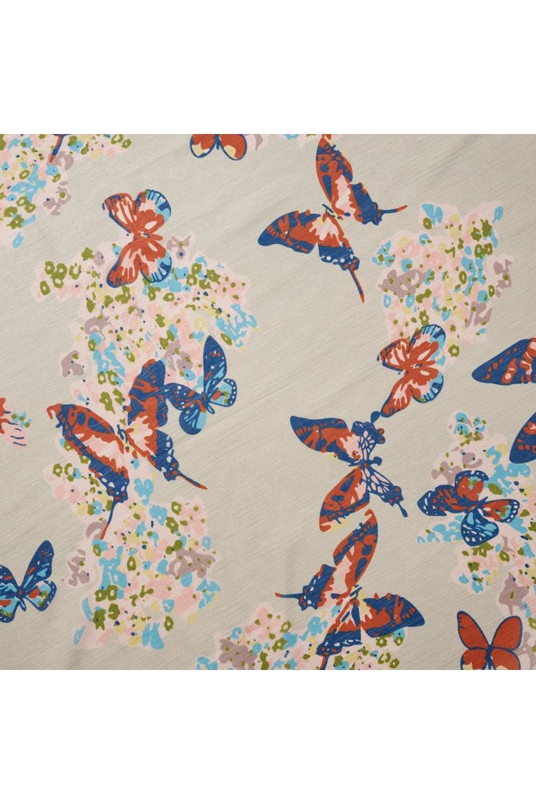 Komal Butterfly Chiffon Scarf, Alternate, color, Multi Color