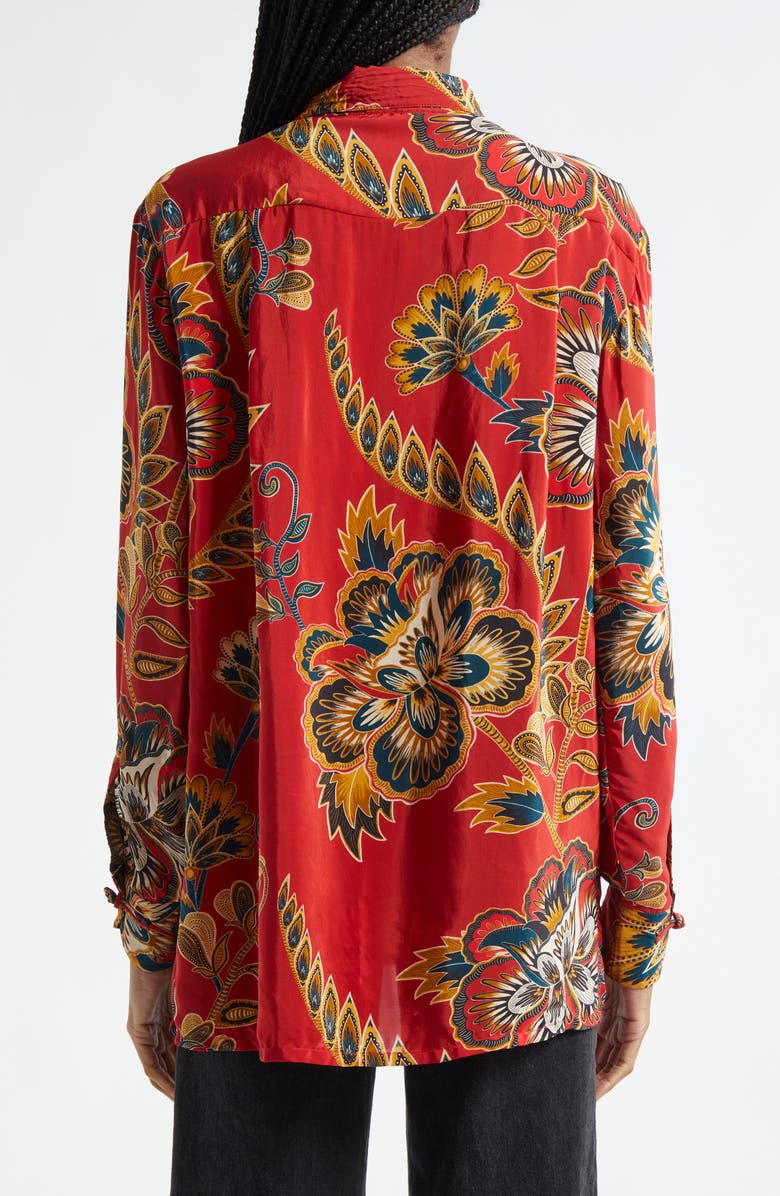 FARM Rio Floral Button-Up Top, Alternate, color, 