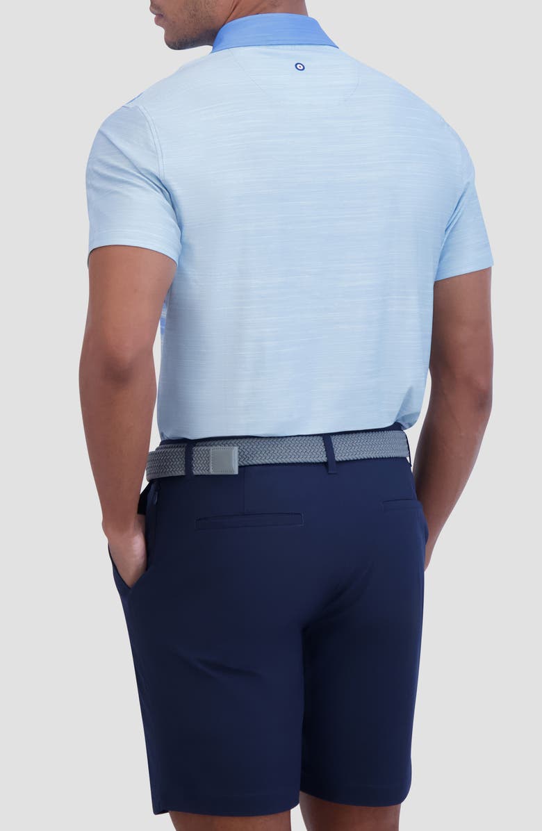 Ben Sherman Ombré Mélange Stripe Print Stretch Tech Polo, Alternate, color,