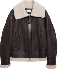 Givenchy Genuine Shearling Liner Bomber Jacket