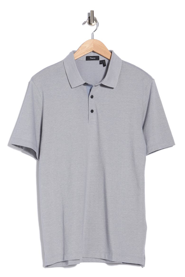 Pique Cotton Polo, Alternate, color, MOAT/VAPOR