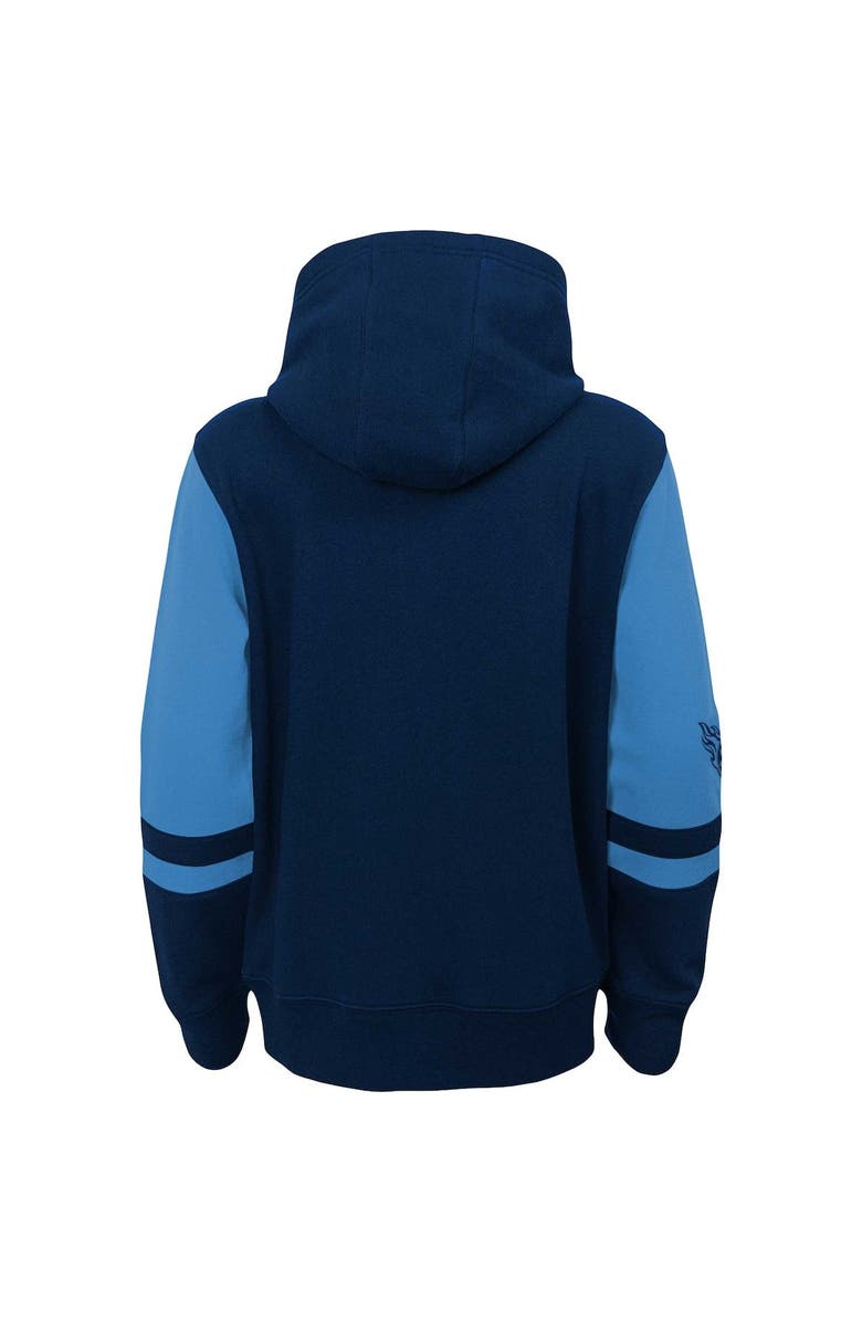 Outerstuff Youth Navy Tennessee Titans Colorblock Full-Zip Hoodie, Alternate, color, Navy
