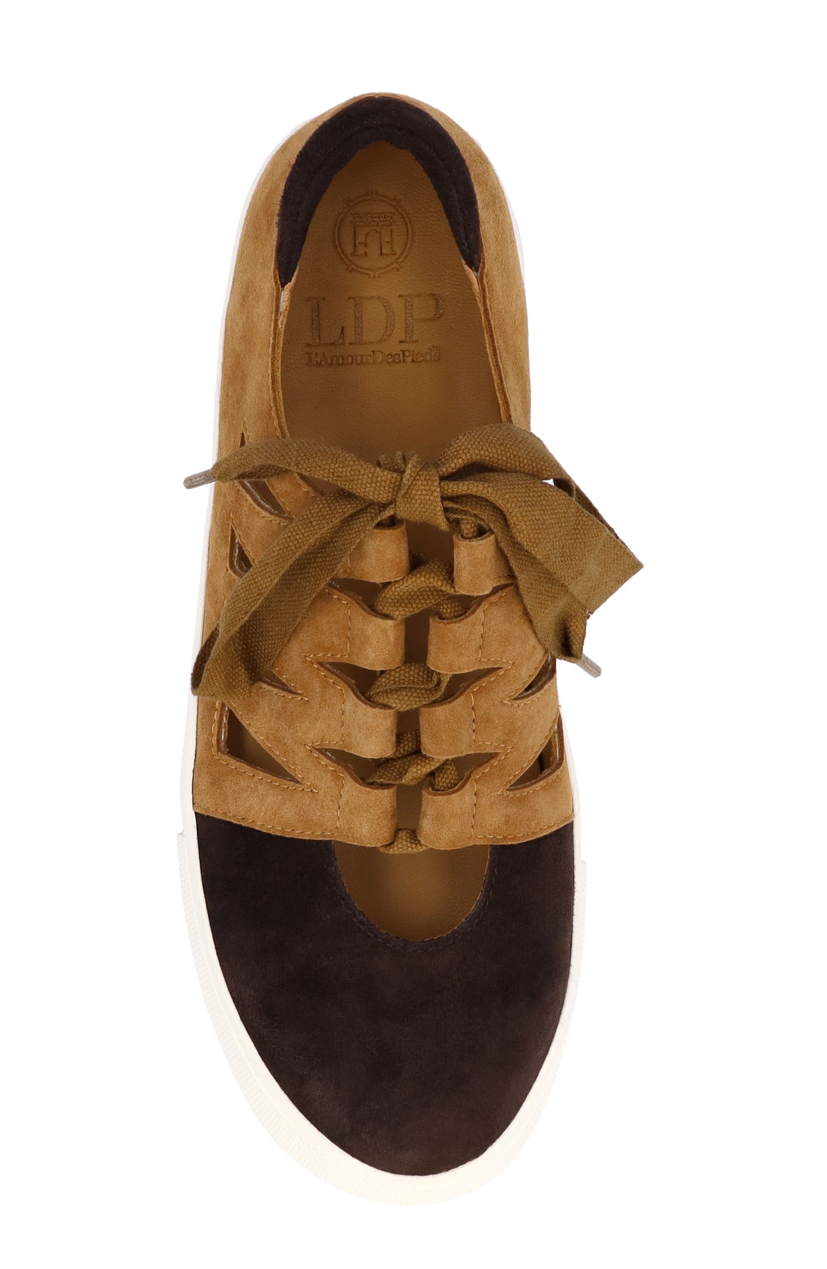 L'Amour des Pieds Kanav Sneaker, Alternate, color, Coffee/ Chocolate