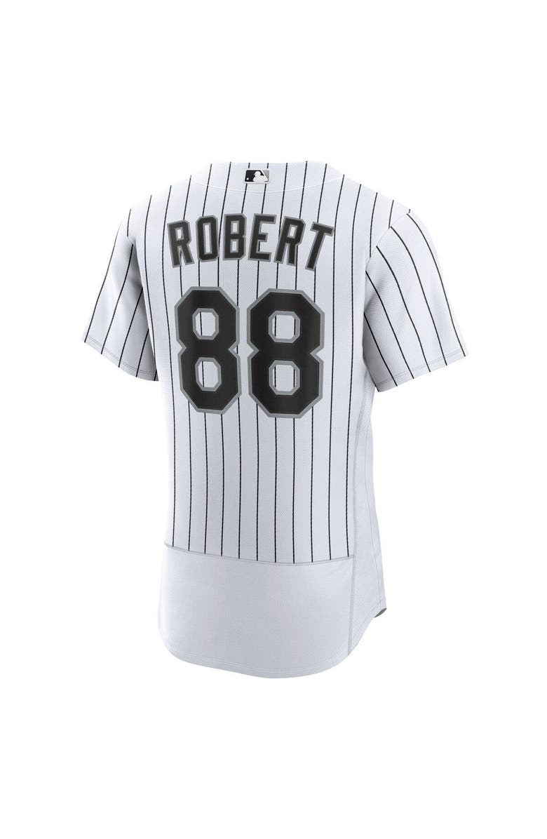 Nike Men's Nike Luis Robert White/Black Chicago White Sox Home Authentic Player Jersey, Alternate, color, White