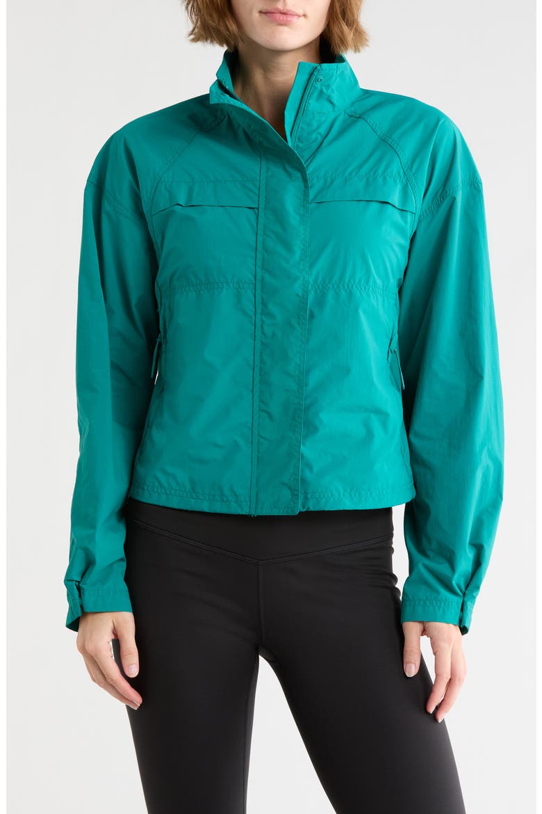Tyra Crop Jacket, Main, color, QUETZAL GREEN