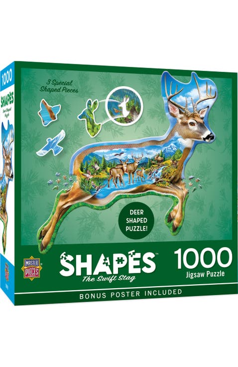 The Swift Stag 1000 Piece Shaped Puzzle