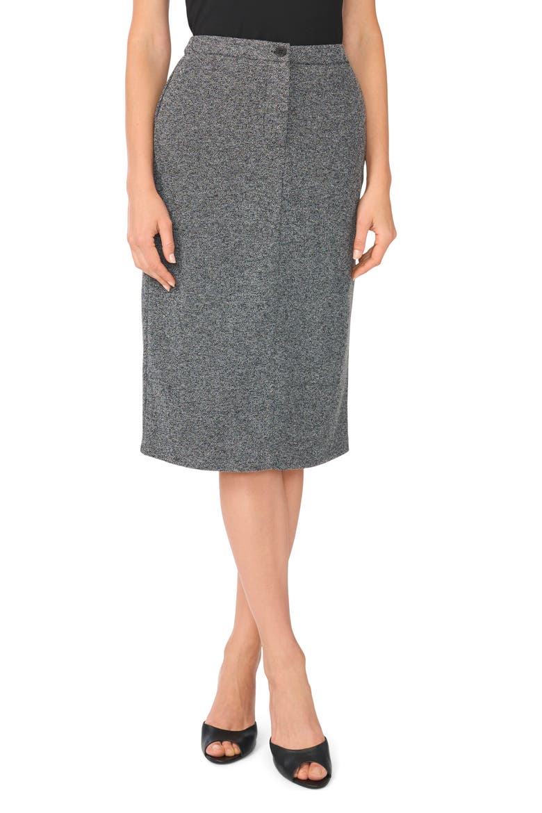 Easy Midi Pencil Skirt, Main, color, BLACK MULTI
