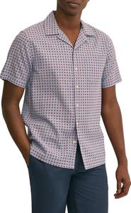Brooks Brothers Foulard Linen & Cotton Camp Shirt