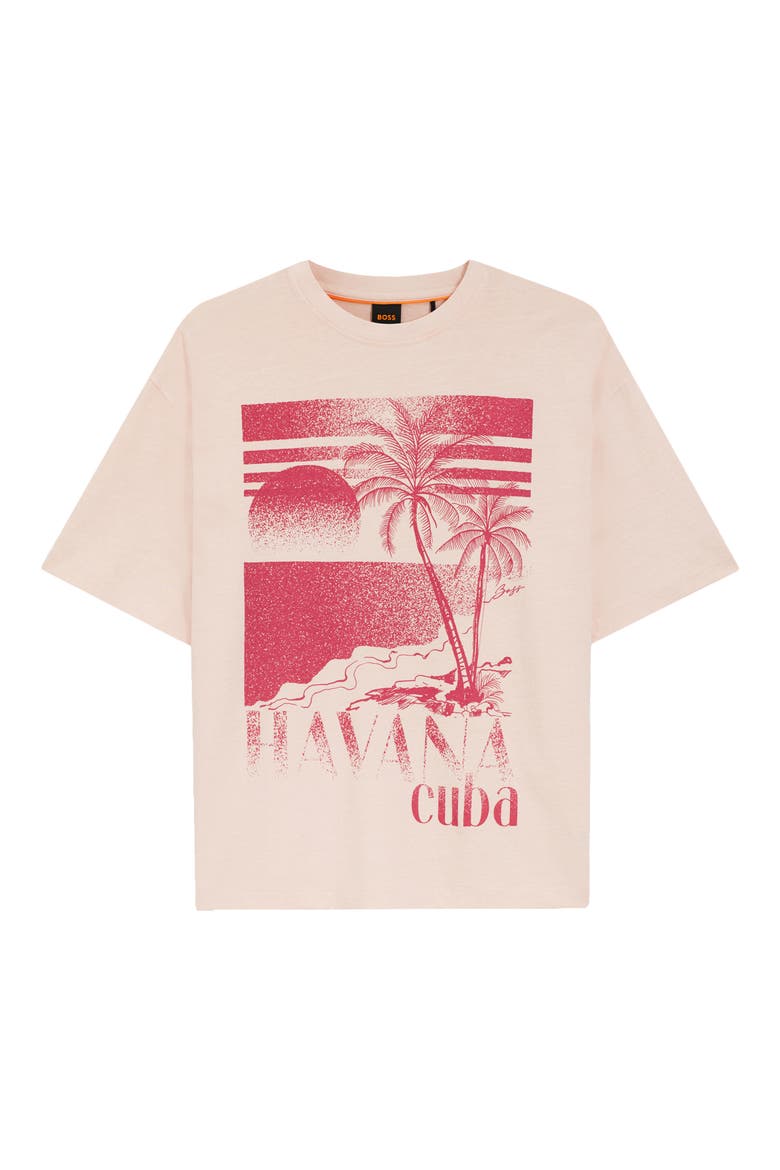 Cotton Tee, Alternate, color, CREAM ROSE