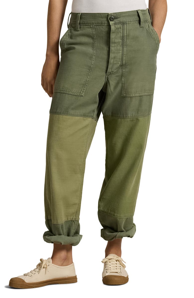 Polo Ralph Lauren Ricky Cotton Sateen Pants, Main, color, 