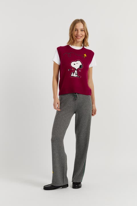 Wool-Cashmere Snoopy Tank