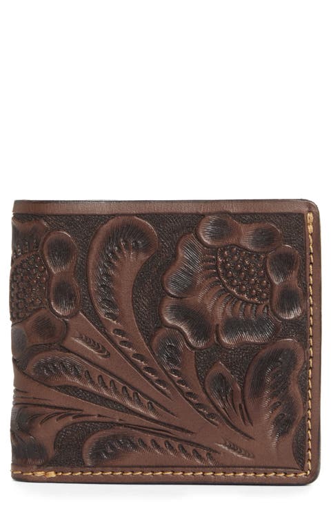 Hand Tooled Leather Wallet