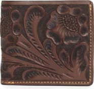 Double RL Hand Tooled Leather Wallet