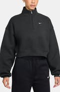 Nike Studio Fleece Oversize Crop Top