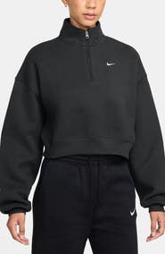 Nike Studio Fleece Oversize Crop Top