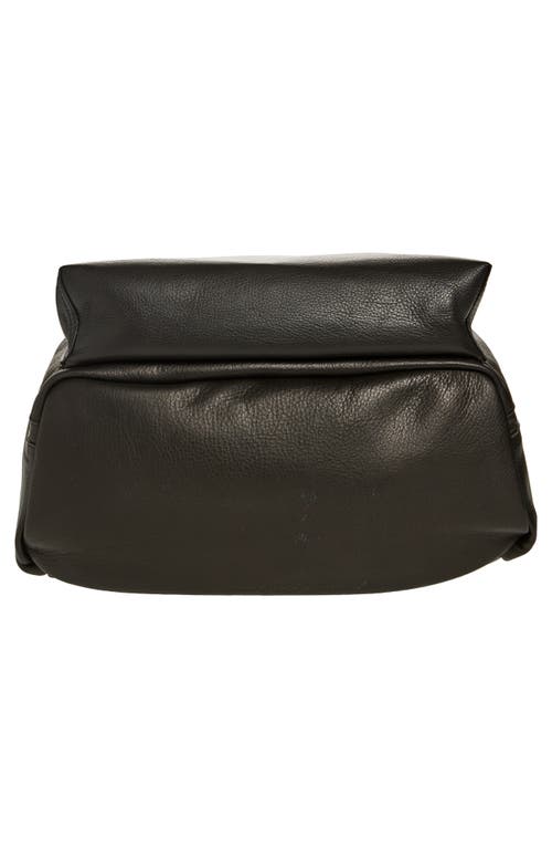 Rick Owens Zaino Leather Backpack In Black