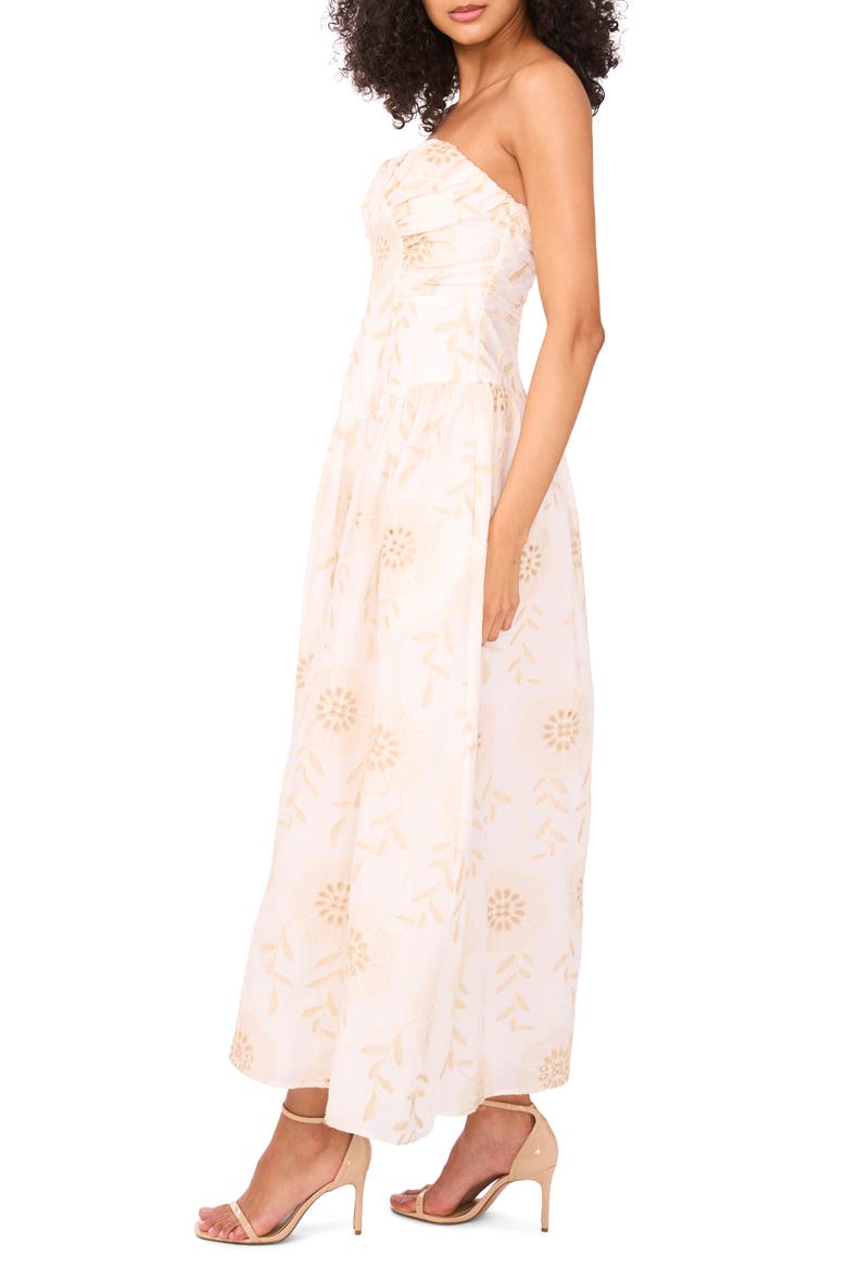 The Mercy Strapless Dress, Alternate, color, LUCENT WHITE