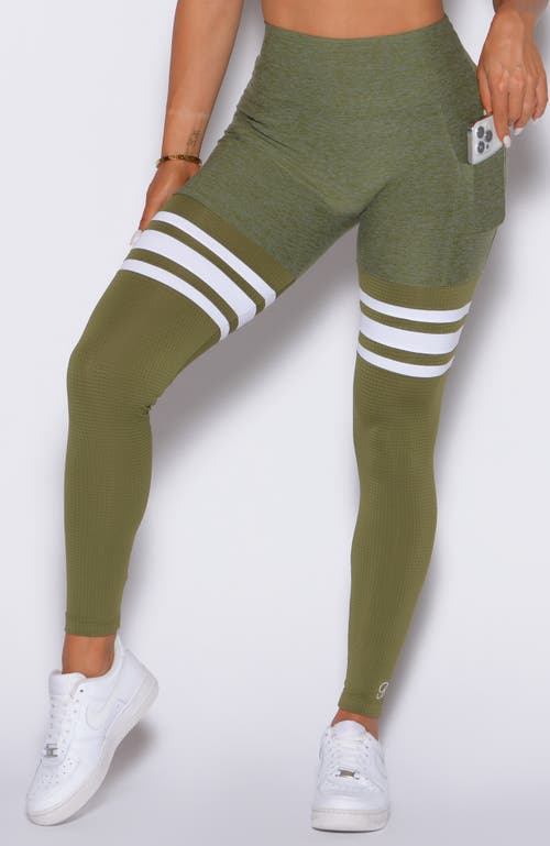 Bombshell Sportswear Perform Thigh High In Green
