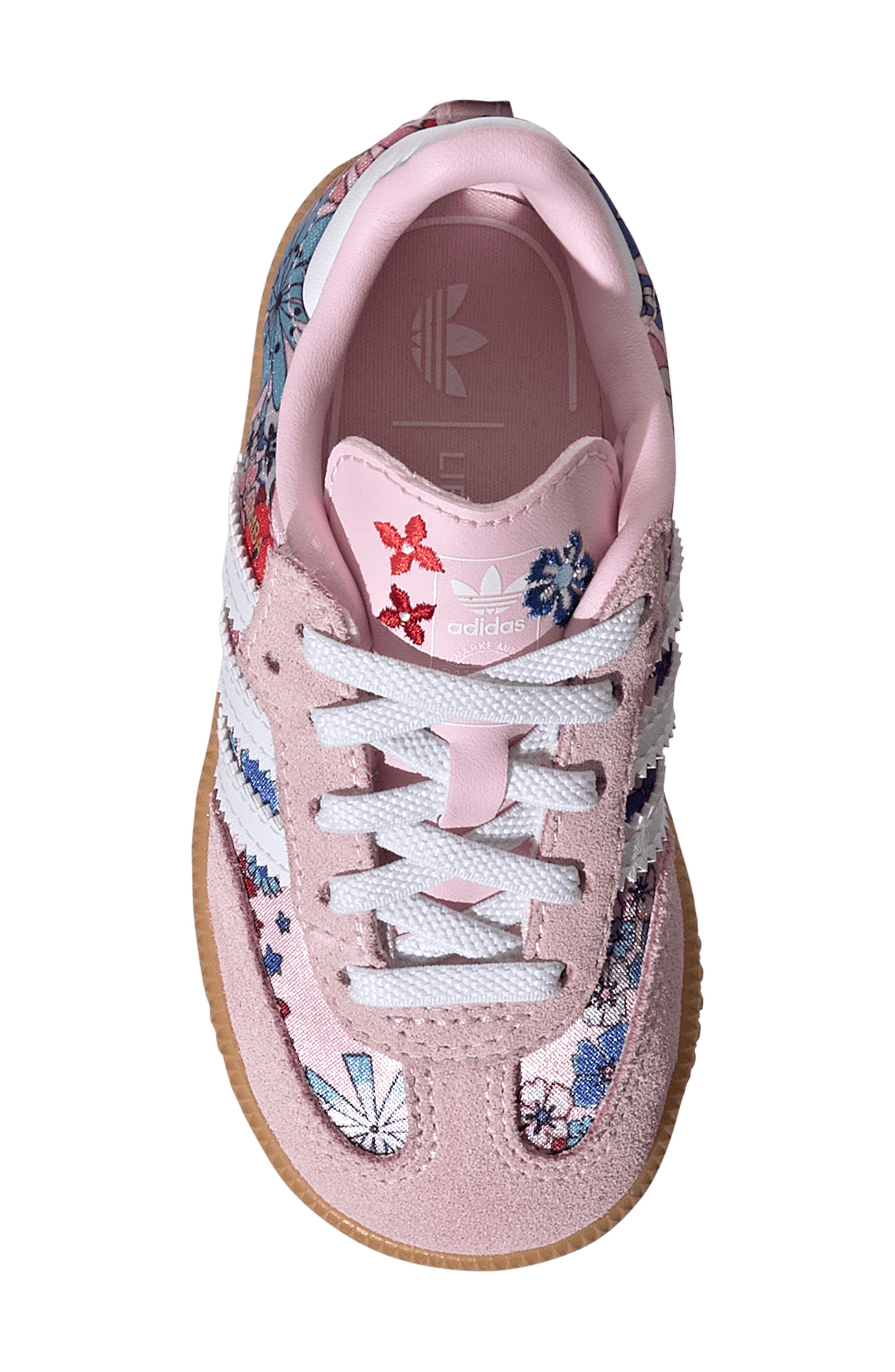 adidas Kids' Samba OG Sneaker, Alternate, color, Clear Pink/ White/ Gum