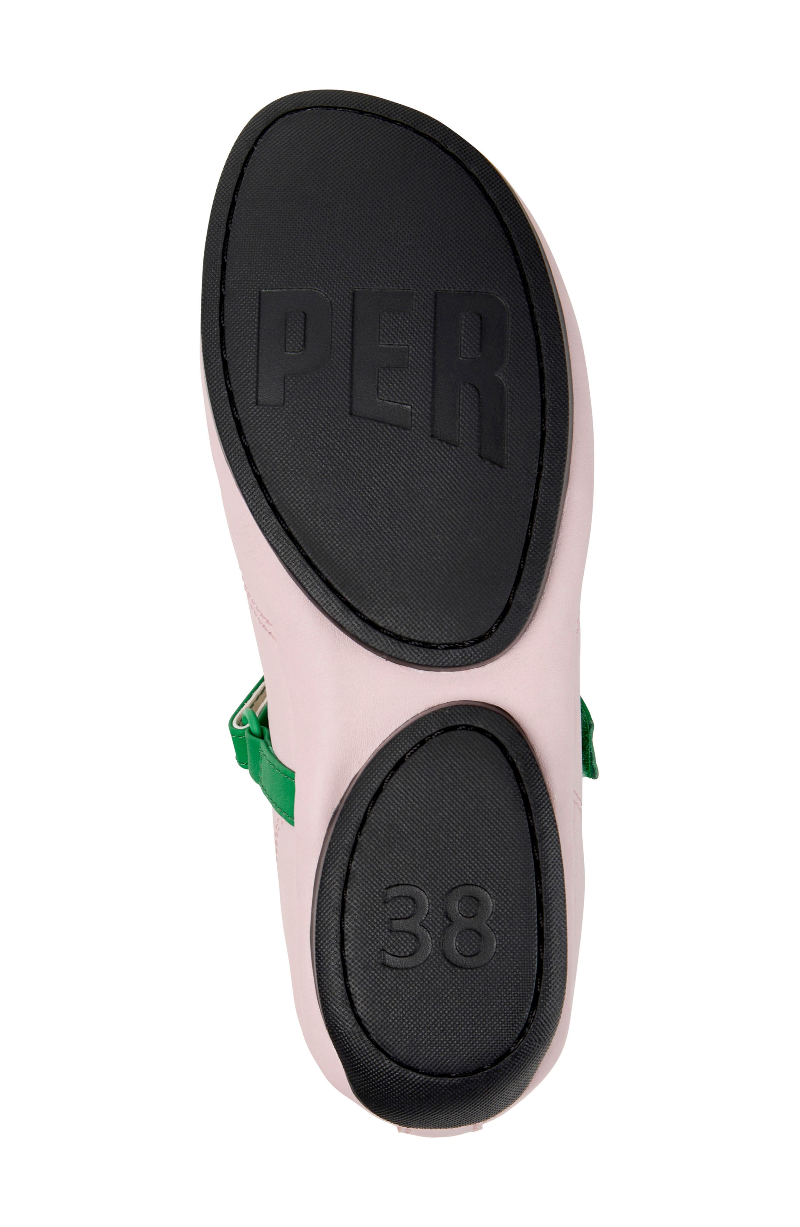 Right Nina Mary Jane Flat, Alternate, color, LT/ PASTEL PINK