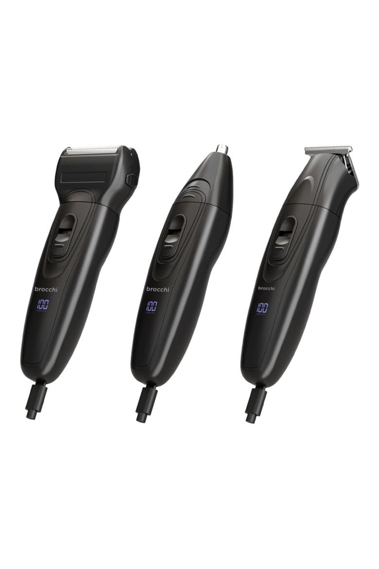 3-in-1 Grooming Set, Alternate, color, BLACK