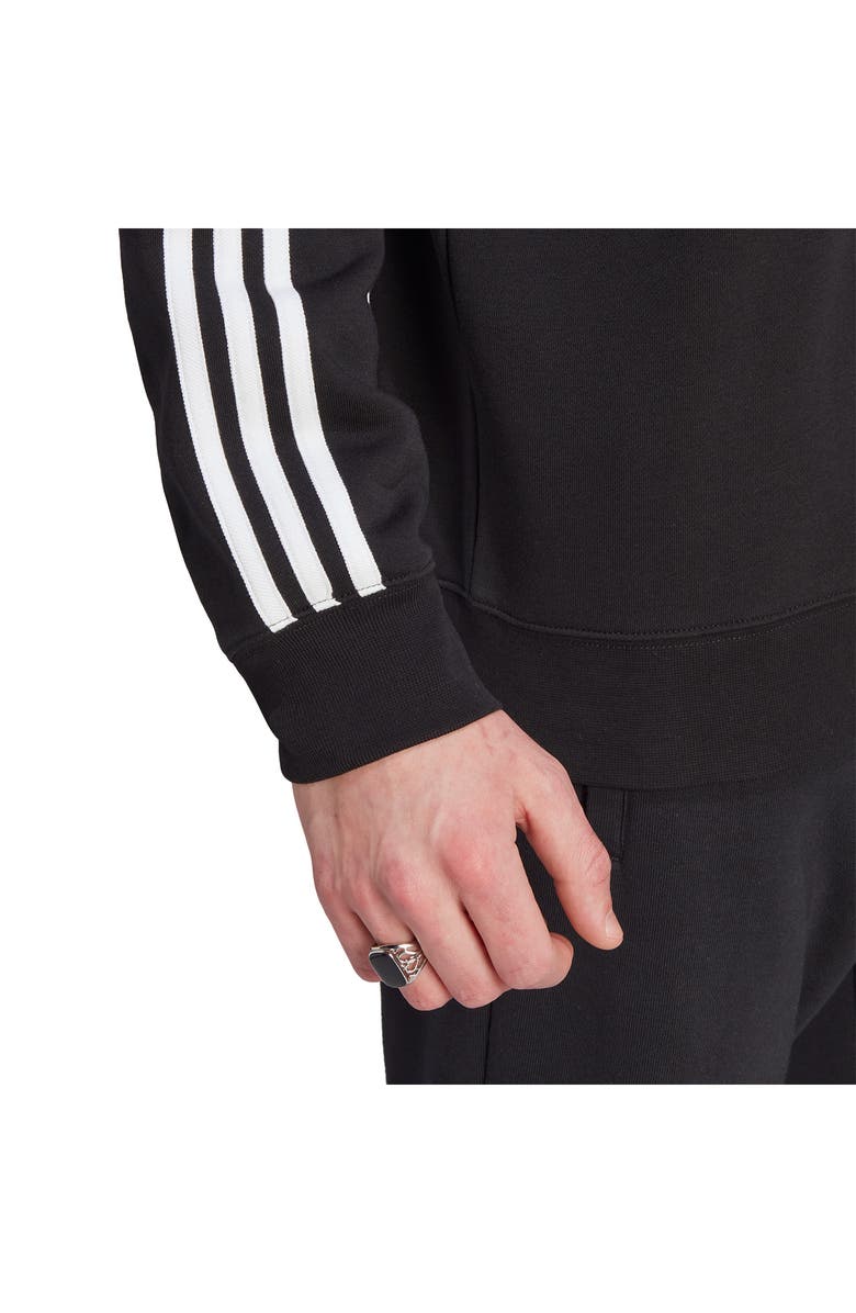 adidas Lifestyle 3-Stripes Long Sleeve T-Shirt, Alternate, color, Black