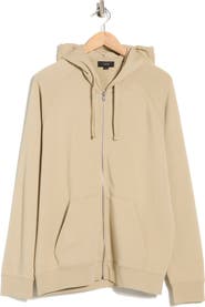 Vince French Terry Zip-Up Hoodie