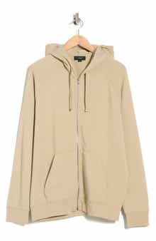 Vince French Terry Zip-Up Hoodie