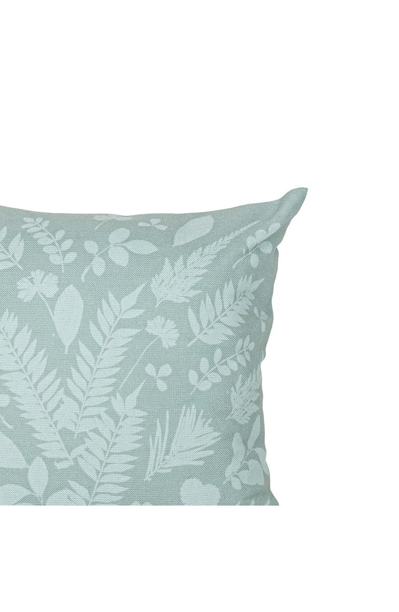 Foreside Home and Garden Sun Print Blue Decorative Indoor/Outdoor Accent Throw Pillow, 18" x 18", Alternate, color, Blue
