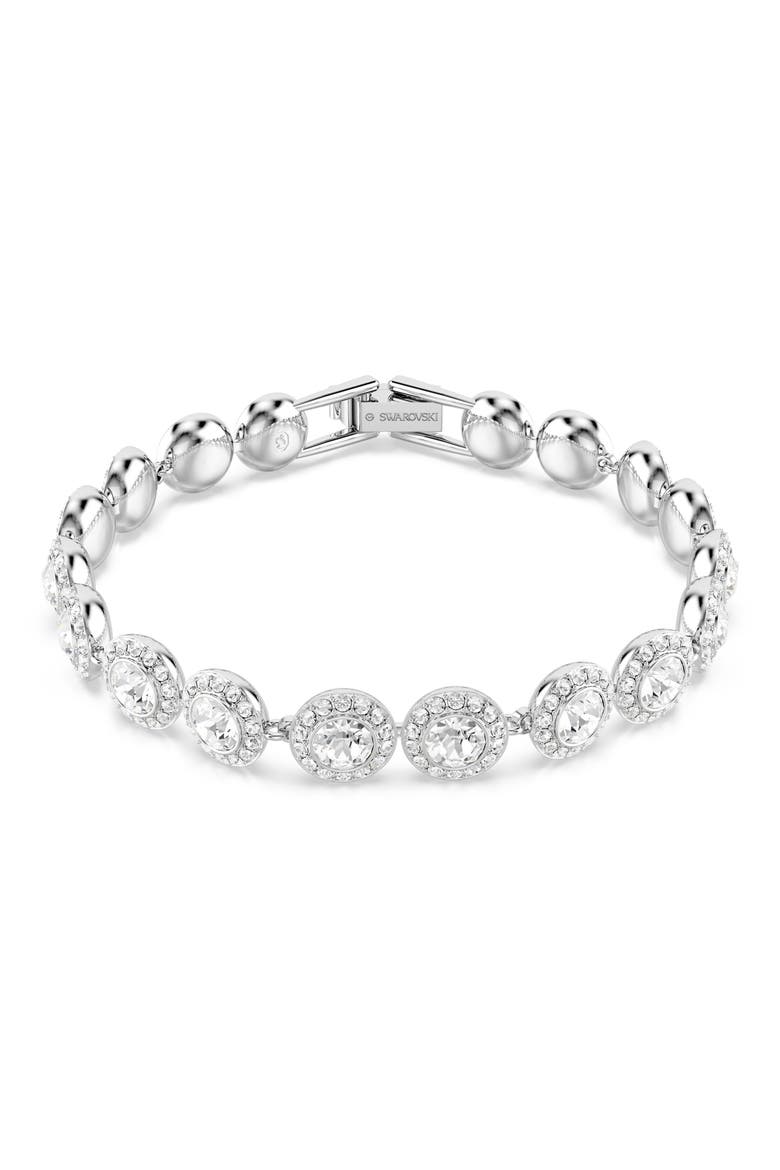 Una Crystal Bracelet, Main, color, SILVER/ WHITE