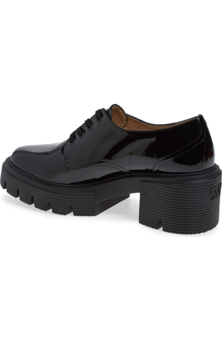 Stuart Weitzman Soho Platform Derby, Alternate, color, Black Patent