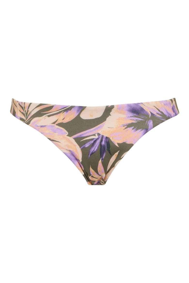 Drifting Coast Reversible Tropic Bikini Bottoms, Alternate, color, LUV ARMY