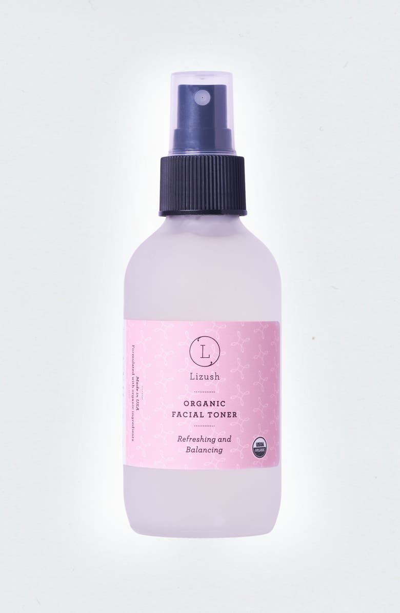Lizush ORGANIC FACIAL TONER Refreshing and Balancing, Main, color, NO COLOR
