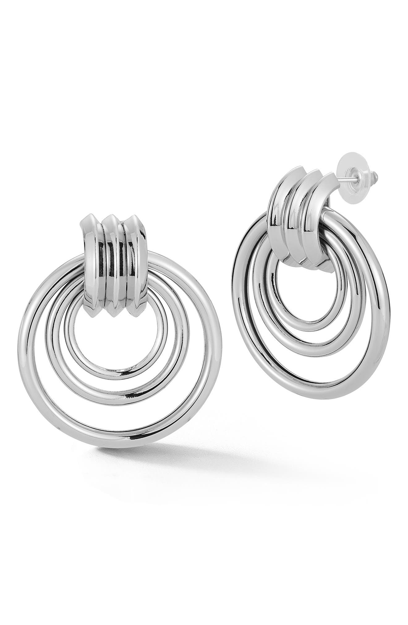Circle Drop Earrings