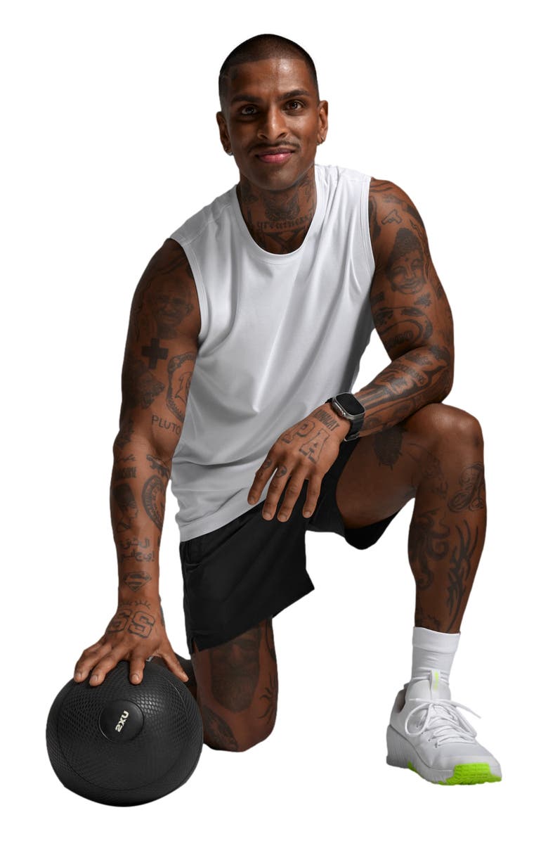 2XU Motion 5 Inch Shorts, Alternate, color, Black/Black