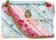Kurt Geiger London Medium Kensington Beaded & Fringe Convertible Shoulder Bag