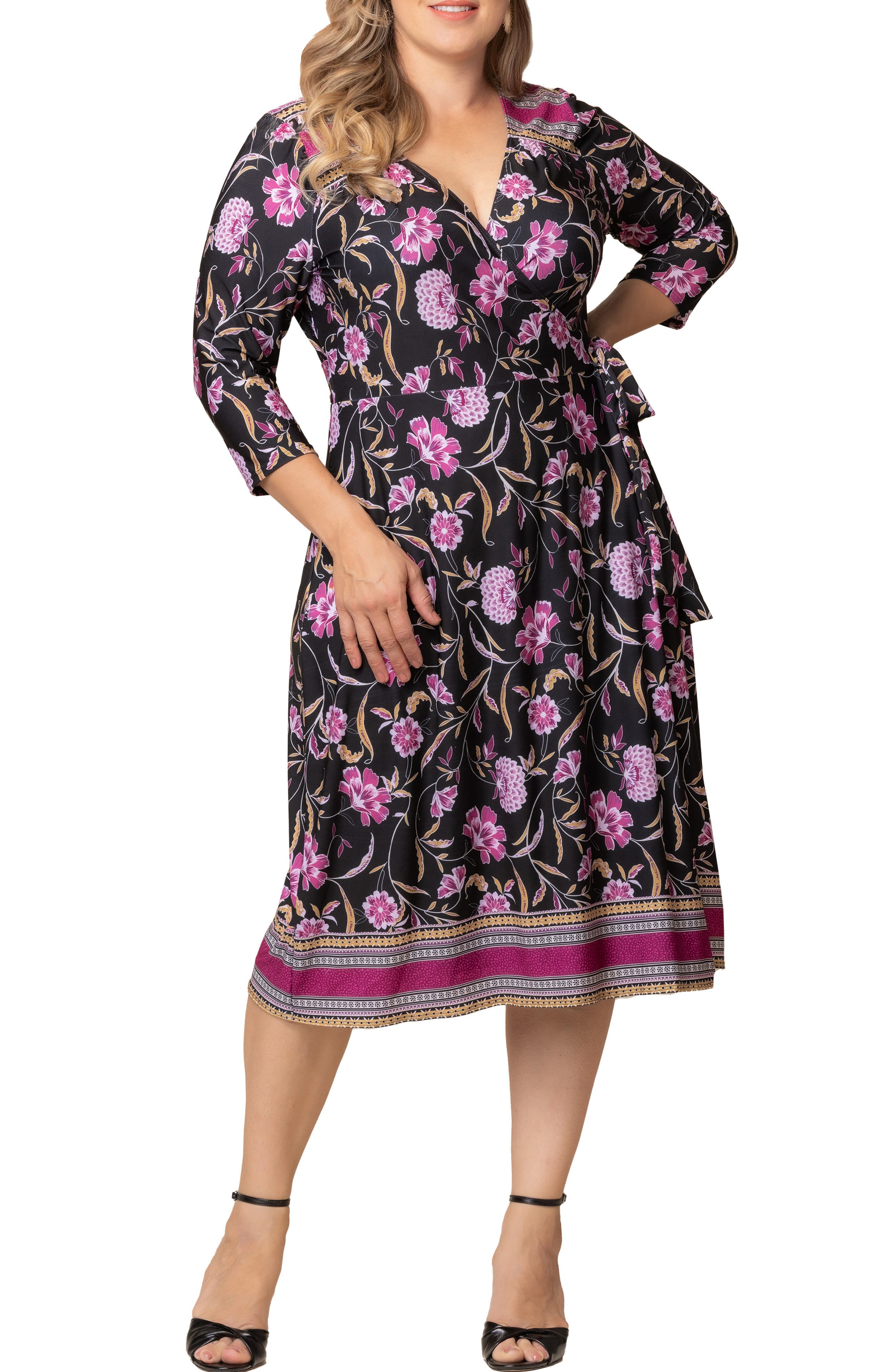 MAUVE BORDER PRINT