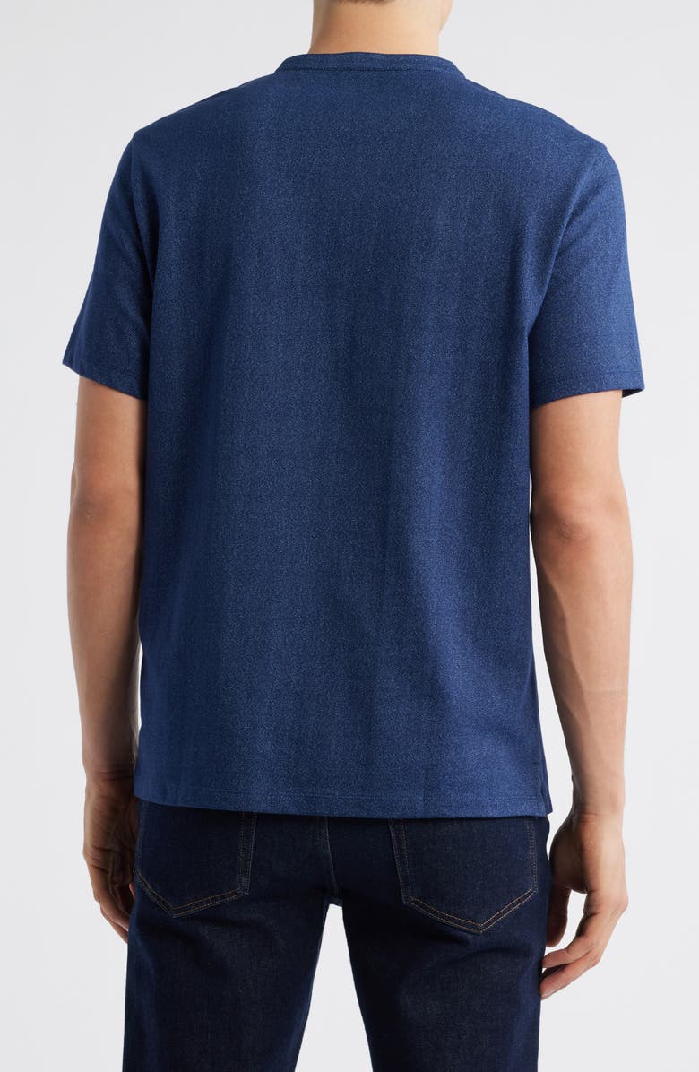 Robert Barakett Whitley Short Sleeve Henley, Alternate, color, Navy