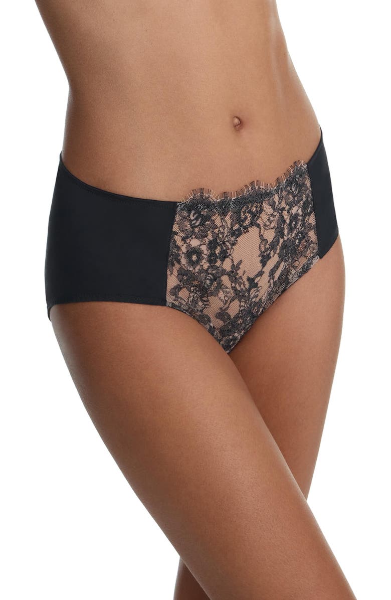 Skarlett Blue Entice Front Lace Brief, Alternate, color, 