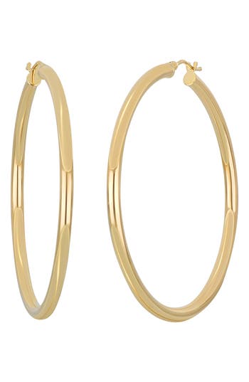 Bony Levy 14k Gold Thin Hoop Earrings In Gold