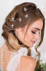 Brides & Hairpins Arden Set of 5 Swarovski Crystal Hair Pins