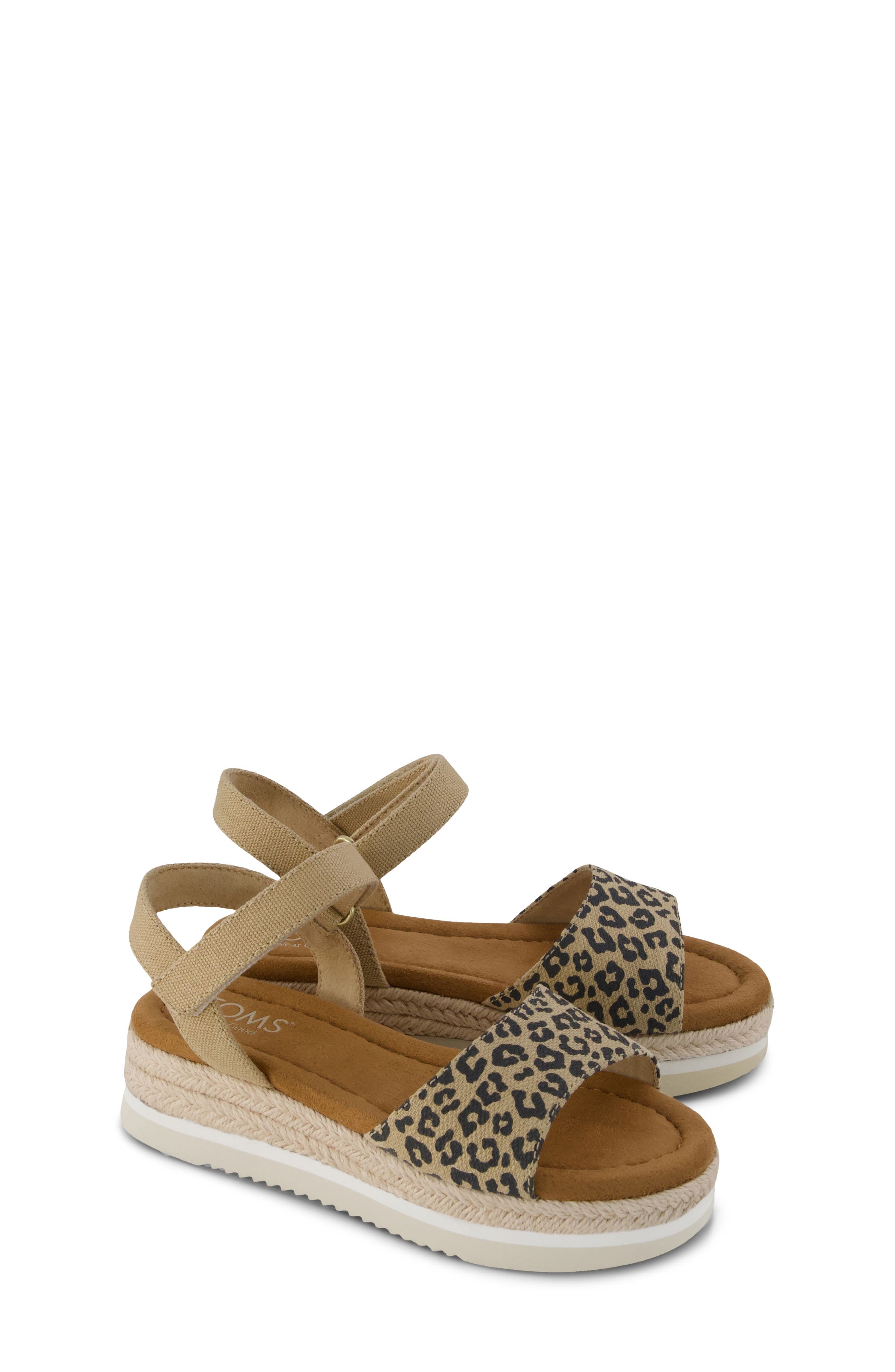 TOMS Diana Platform Wedge Sandal, Alternate, color, Beige